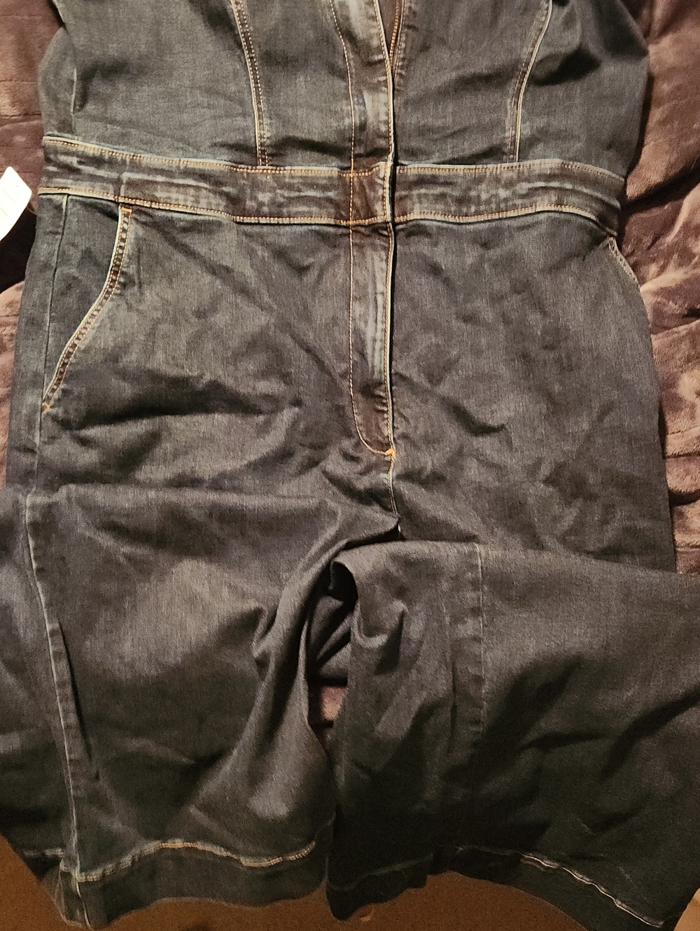 torrid Dark Blue Denim Jumpsuit